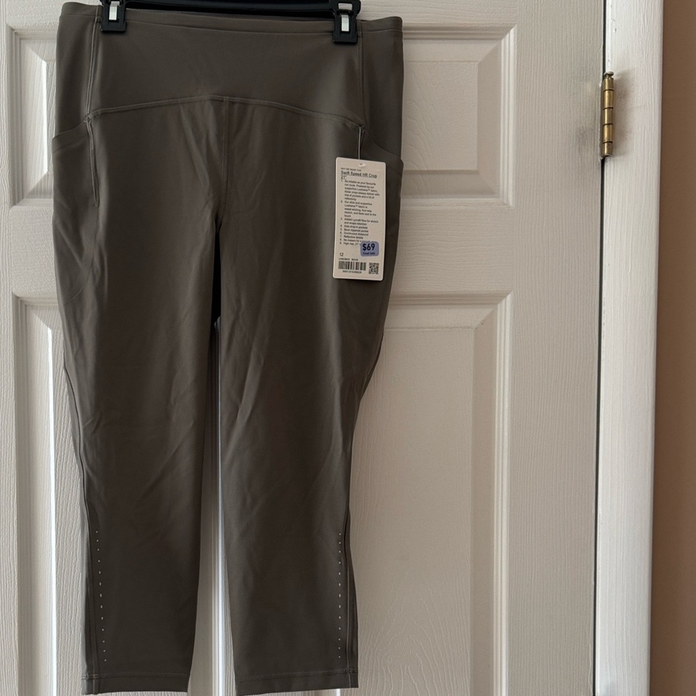 Lululemon Swift Speed HR Crop 21” Size 12